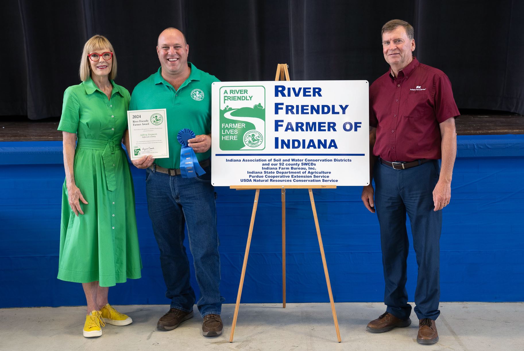 Photo of Jeff Ferguson with Lt Gov Suzanne Crouch